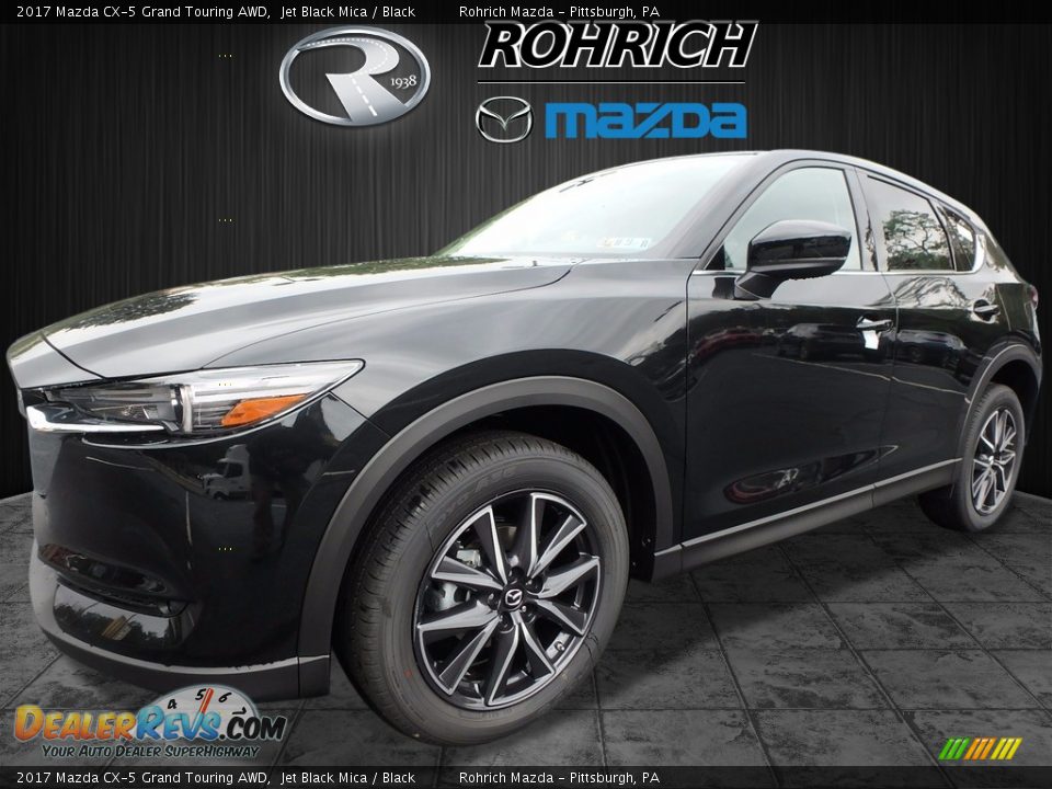 2017 Mazda CX-5 Grand Touring AWD Jet Black Mica / Black Photo #4