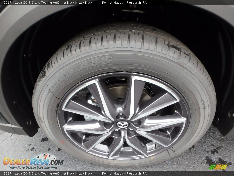 2017 Mazda CX-5 Grand Touring AWD Jet Black Mica / Black Photo #5