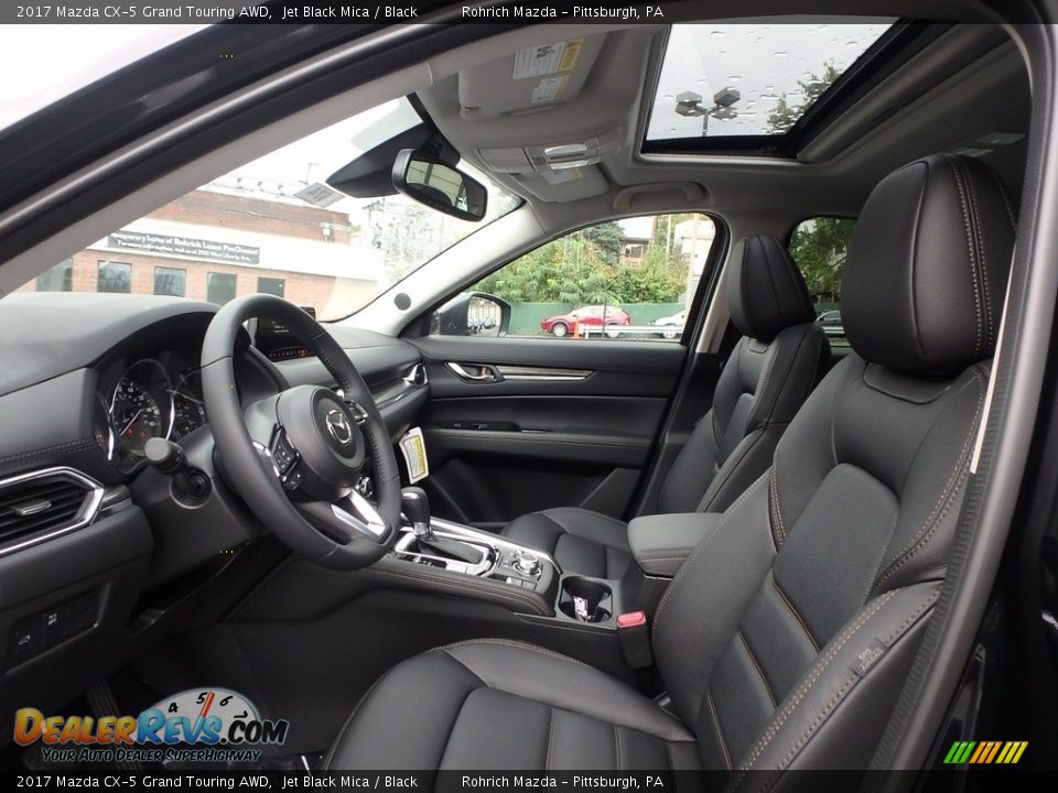 2017 Mazda CX-5 Grand Touring AWD Jet Black Mica / Black Photo #7
