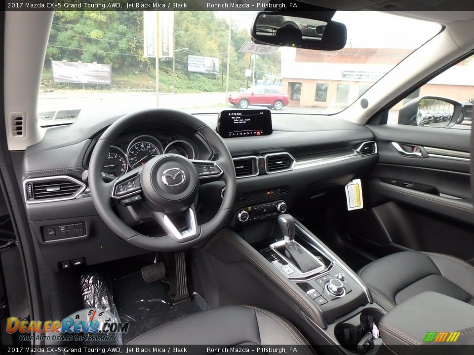 2017 Mazda CX-5 Grand Touring AWD Jet Black Mica / Black Photo #9