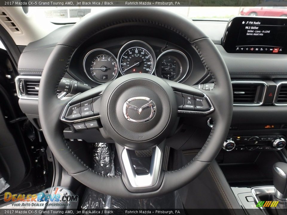 2017 Mazda CX-5 Grand Touring AWD Jet Black Mica / Black Photo #12