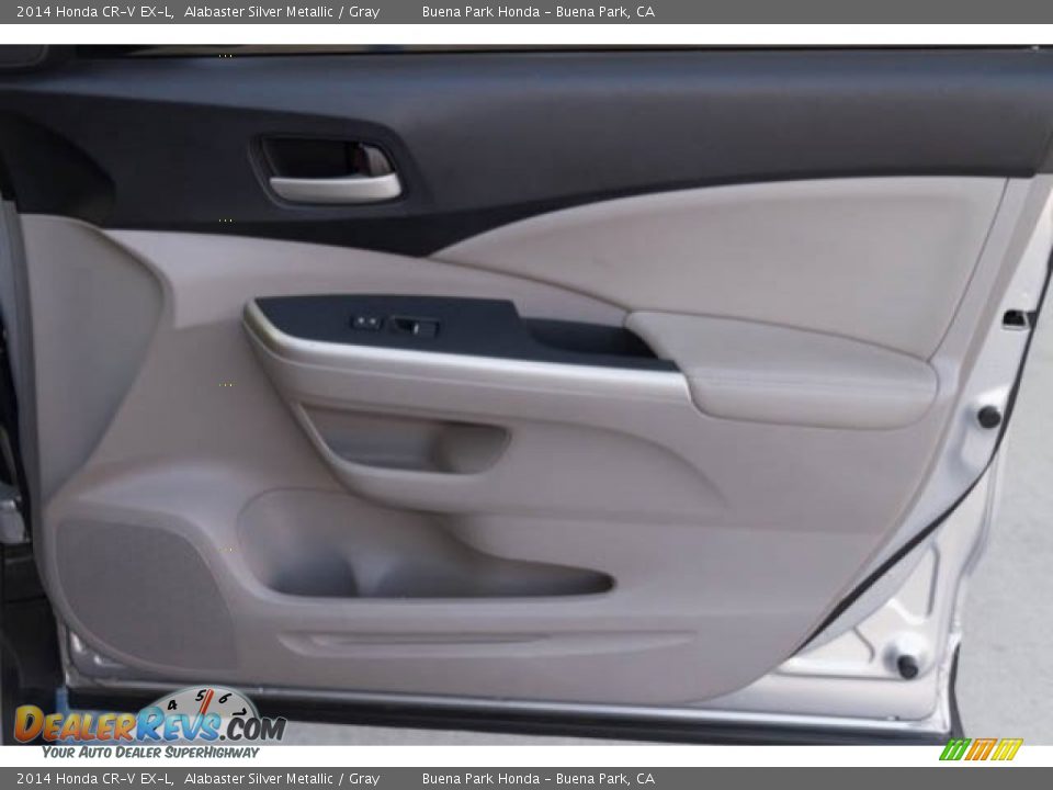 2014 Honda CR-V EX-L Alabaster Silver Metallic / Gray Photo #26