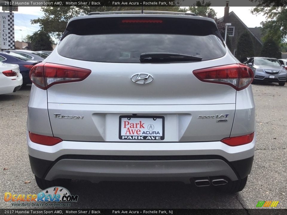 2017 Hyundai Tucson Sport AWD Molten Silver / Black Photo #4