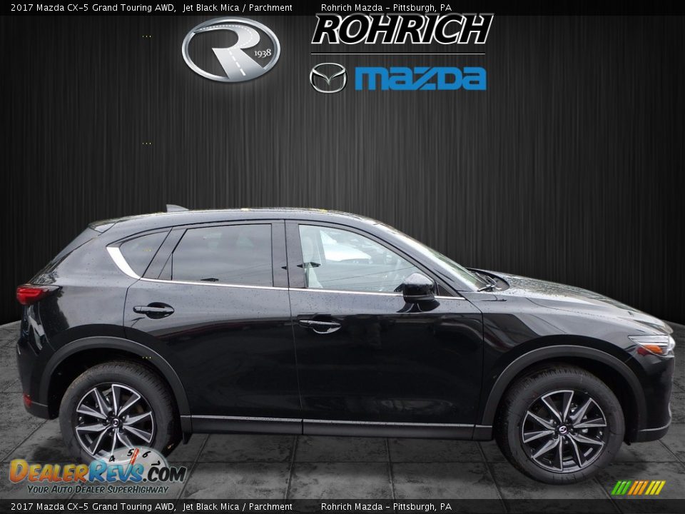 2017 Mazda CX-5 Grand Touring AWD Jet Black Mica / Parchment Photo #2