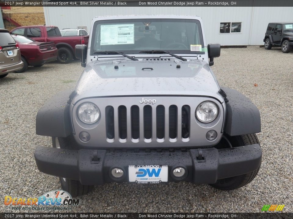 2017 Jeep Wrangler Unlimited Sport 4x4 Billet Silver Metallic / Black Photo #4