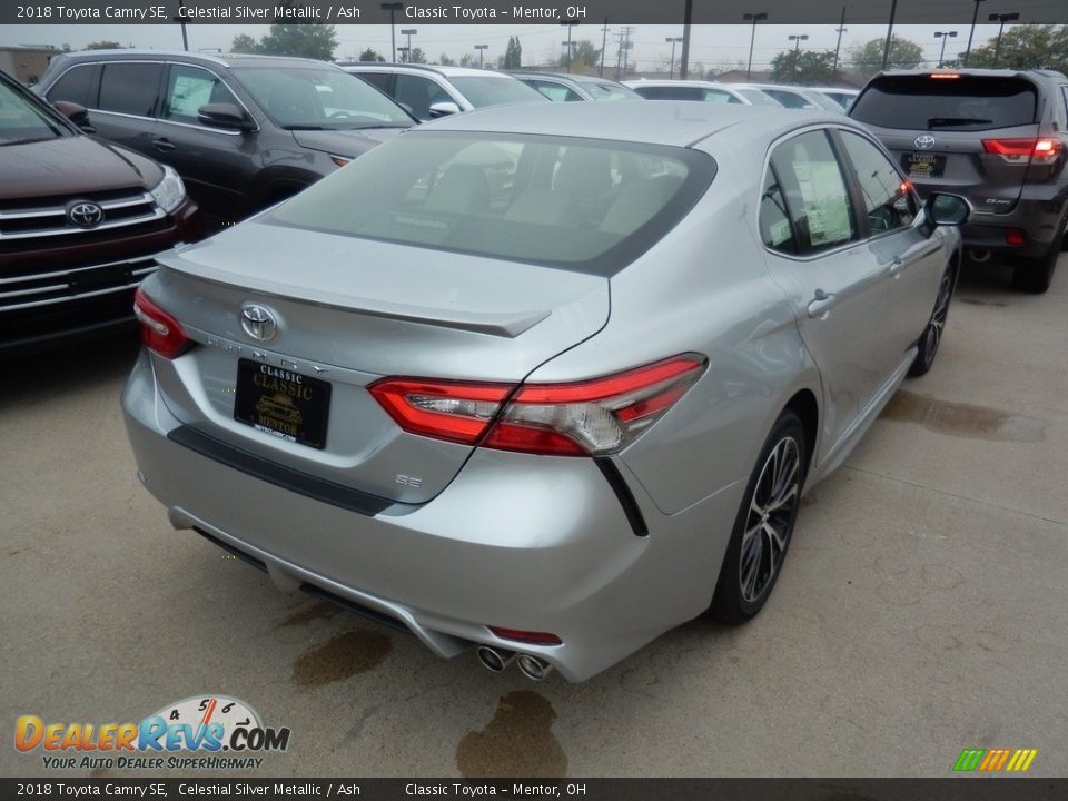 2018 Toyota Camry SE Celestial Silver Metallic / Ash Photo #2