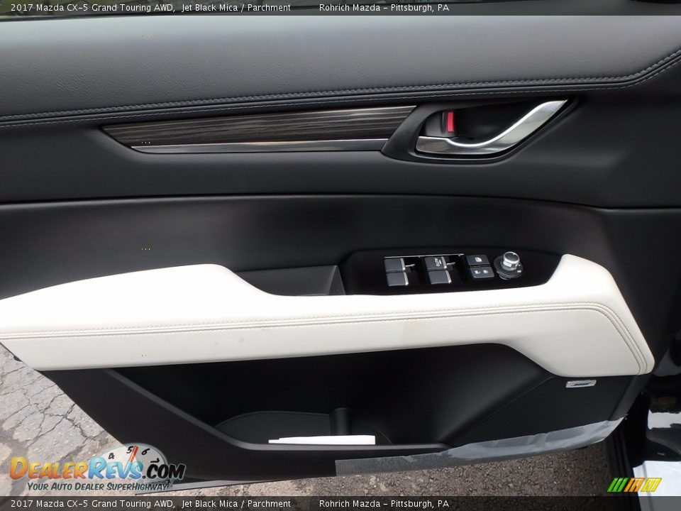 2017 Mazda CX-5 Grand Touring AWD Jet Black Mica / Parchment Photo #10