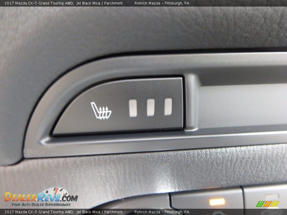 2017 Mazda CX-5 Grand Touring AWD Jet Black Mica / Parchment Photo #13