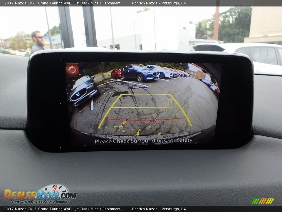 2017 Mazda CX-5 Grand Touring AWD Jet Black Mica / Parchment Photo #14