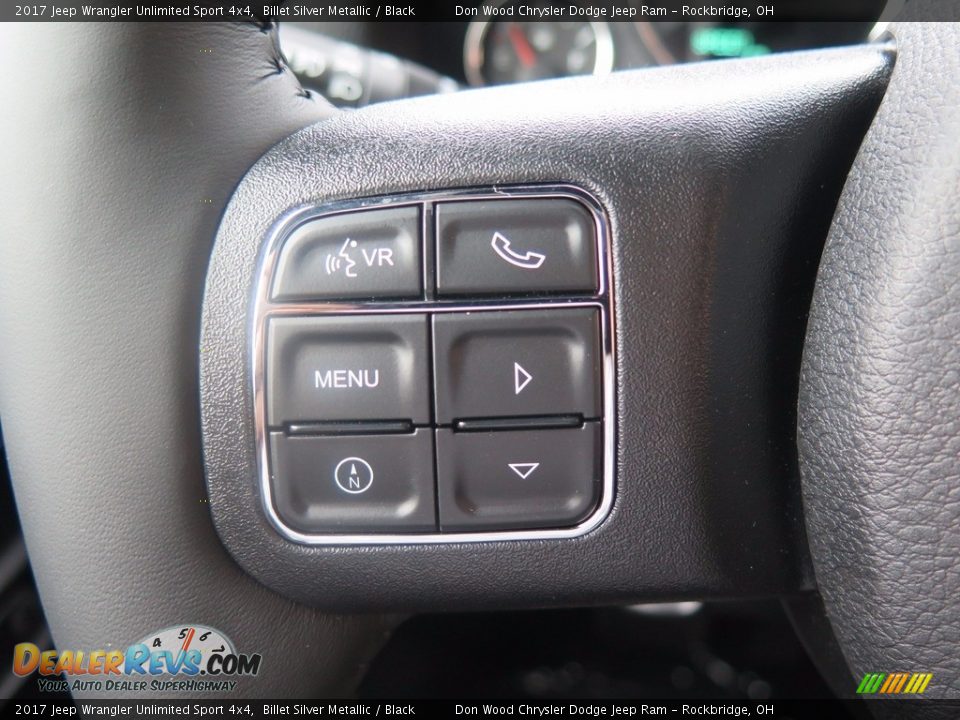 2017 Jeep Wrangler Unlimited Sport 4x4 Billet Silver Metallic / Black Photo #23