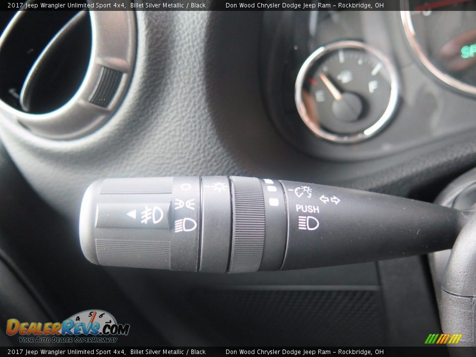 2017 Jeep Wrangler Unlimited Sport 4x4 Billet Silver Metallic / Black Photo #25