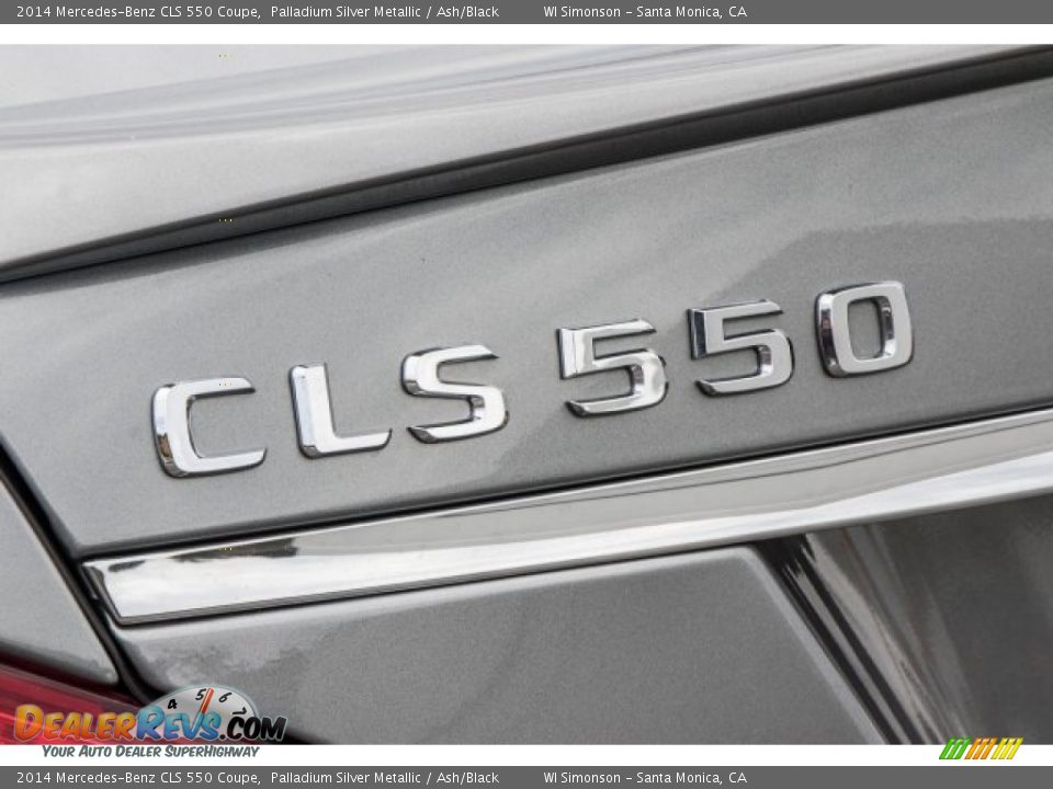 2014 Mercedes-Benz CLS 550 Coupe Palladium Silver Metallic / Ash/Black Photo #7