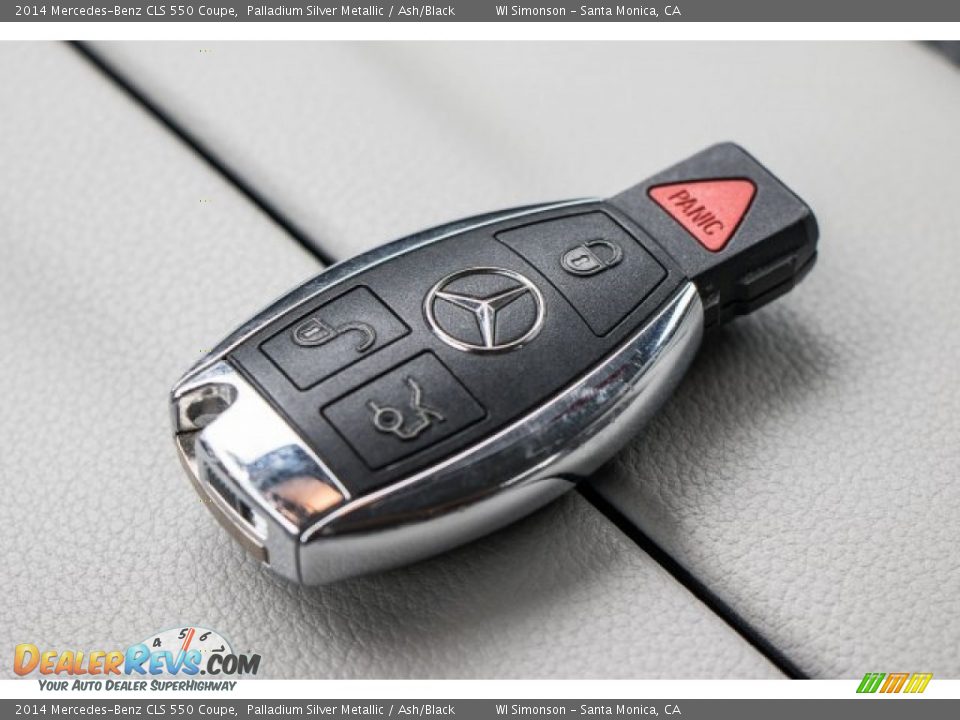 2014 Mercedes-Benz CLS 550 Coupe Palladium Silver Metallic / Ash/Black Photo #11