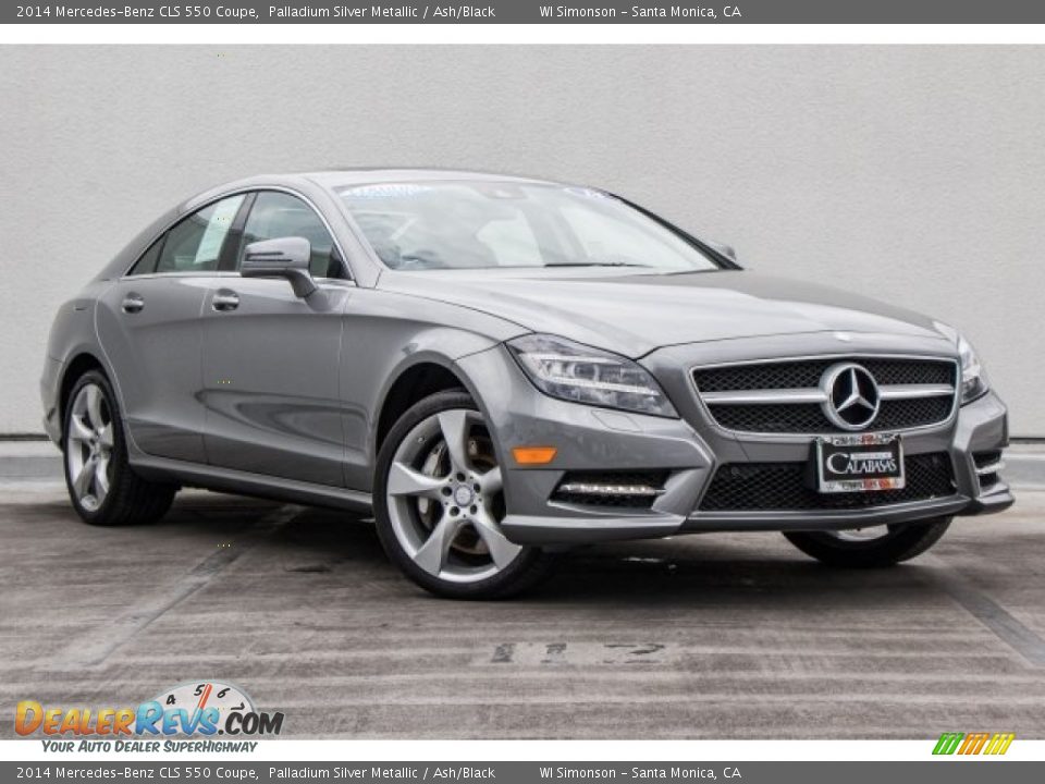 2014 Mercedes-Benz CLS 550 Coupe Palladium Silver Metallic / Ash/Black Photo #12