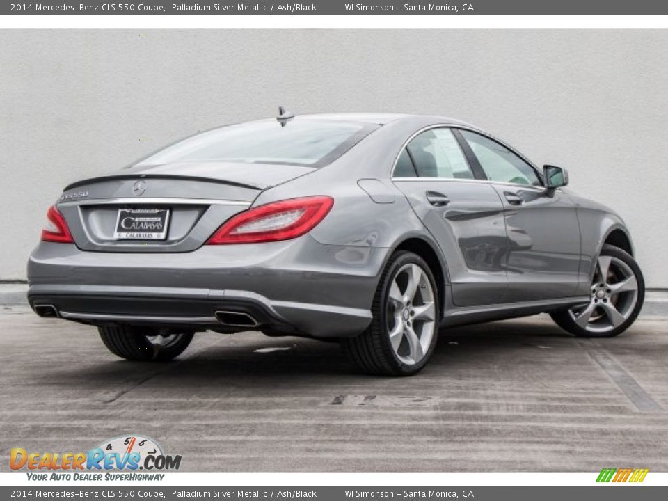 2014 Mercedes-Benz CLS 550 Coupe Palladium Silver Metallic / Ash/Black Photo #14