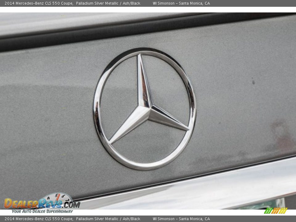 2014 Mercedes-Benz CLS 550 Coupe Palladium Silver Metallic / Ash/Black Photo #17