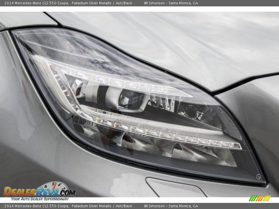 2014 Mercedes-Benz CLS 550 Coupe Palladium Silver Metallic / Ash/Black Photo #20