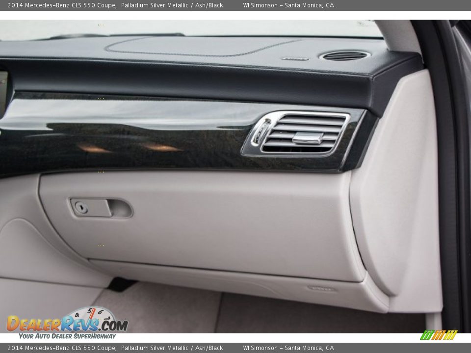 2014 Mercedes-Benz CLS 550 Coupe Palladium Silver Metallic / Ash/Black Photo #25