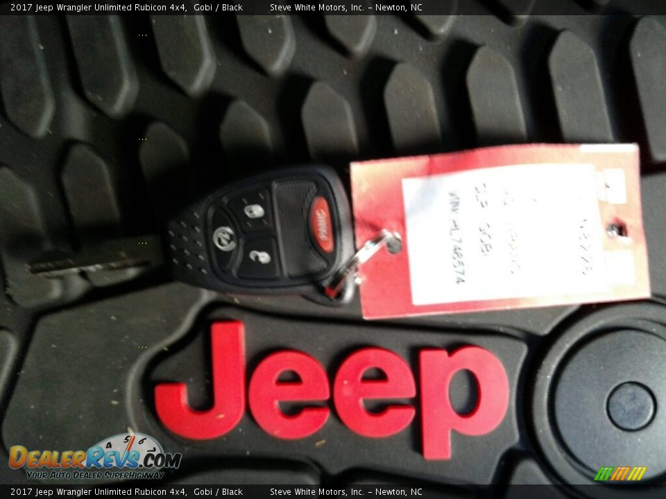 2017 Jeep Wrangler Unlimited Rubicon 4x4 Gobi / Black Photo #28