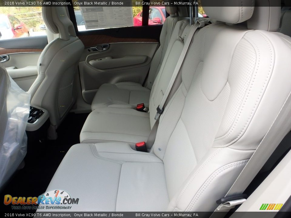 Rear Seat of 2018 Volvo XC90 T6 AWD Inscription Photo #8