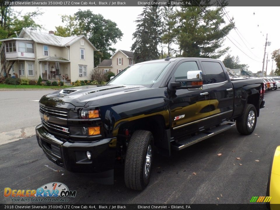 2018 Chevrolet Silverado 3500HD LTZ Crew Cab 4x4 Black / Jet Black Photo #1