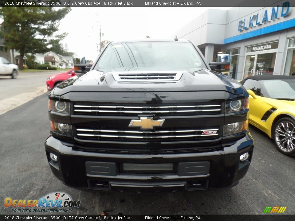 2018 Chevrolet Silverado 3500HD LTZ Crew Cab 4x4 Black / Jet Black Photo #2
