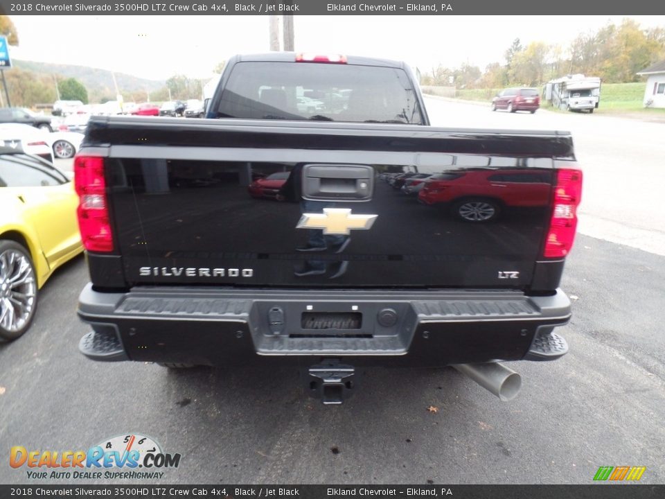 2018 Chevrolet Silverado 3500HD LTZ Crew Cab 4x4 Black / Jet Black Photo #6