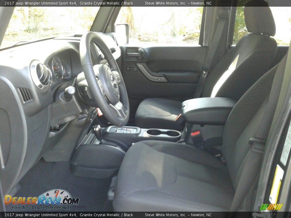 2017 Jeep Wrangler Unlimited Sport 4x4 Granite Crystal Metallic / Black Photo #10