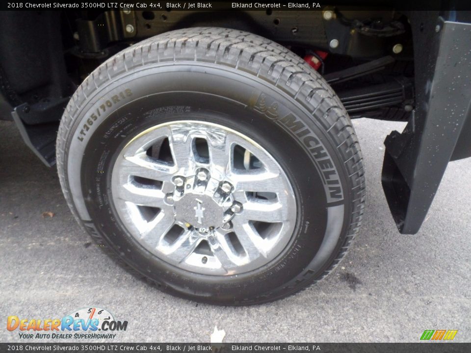 2018 Chevrolet Silverado 3500HD LTZ Crew Cab 4x4 Black / Jet Black Photo #8