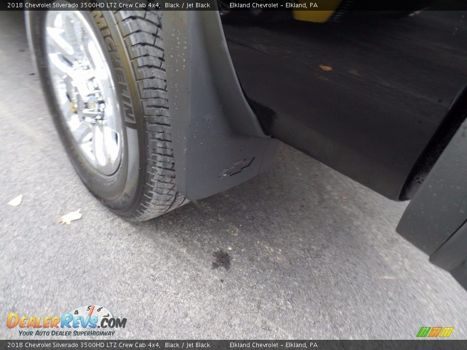 2018 Chevrolet Silverado 3500HD LTZ Crew Cab 4x4 Black / Jet Black Photo #9