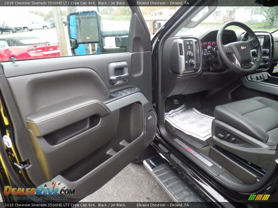 2018 Chevrolet Silverado 3500HD LTZ Crew Cab 4x4 Black / Jet Black Photo #14