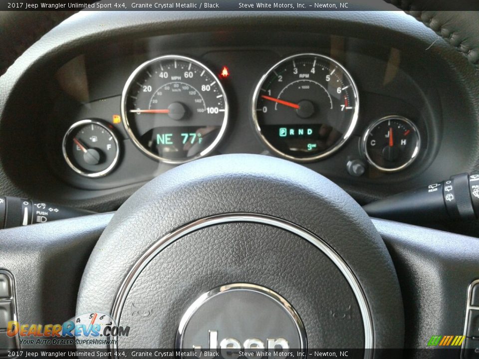 2017 Jeep Wrangler Unlimited Sport 4x4 Granite Crystal Metallic / Black Photo #16