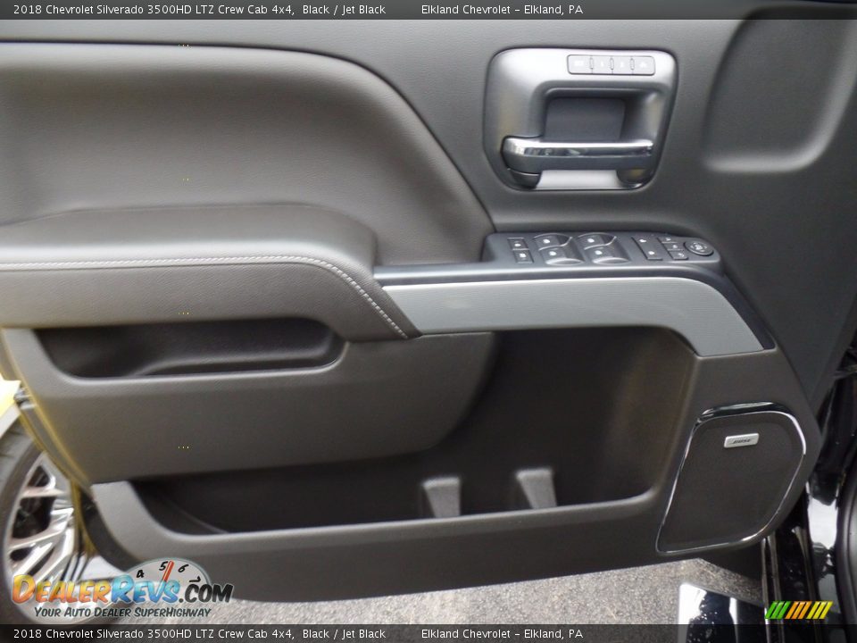 2018 Chevrolet Silverado 3500HD LTZ Crew Cab 4x4 Black / Jet Black Photo #15