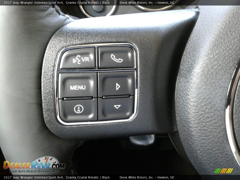 2017 Jeep Wrangler Unlimited Sport 4x4 Granite Crystal Metallic / Black Photo #17