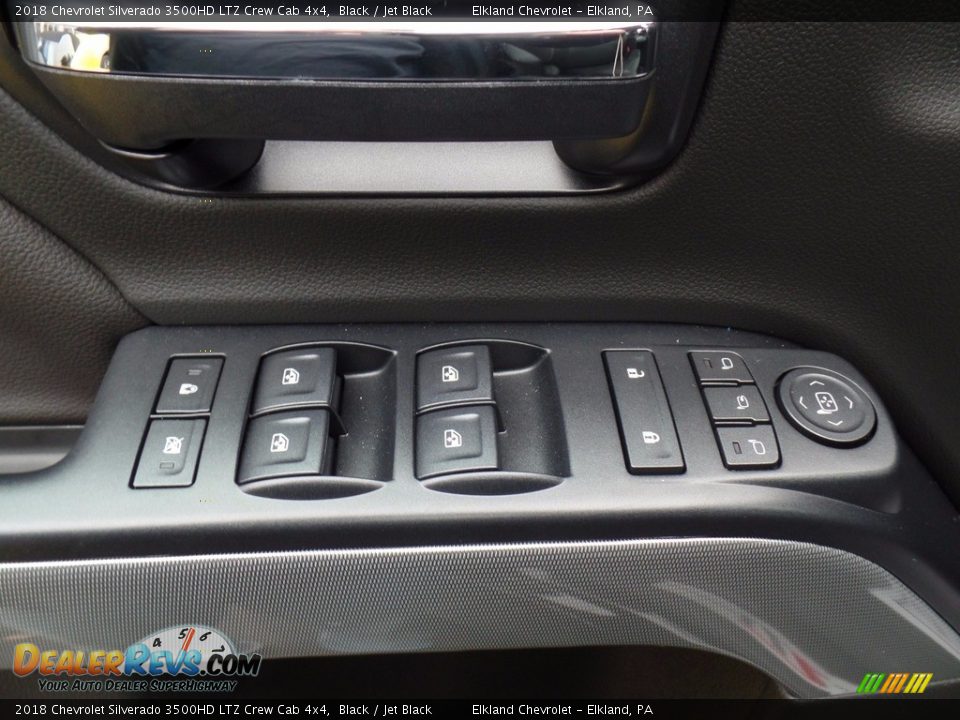 2018 Chevrolet Silverado 3500HD LTZ Crew Cab 4x4 Black / Jet Black Photo #17