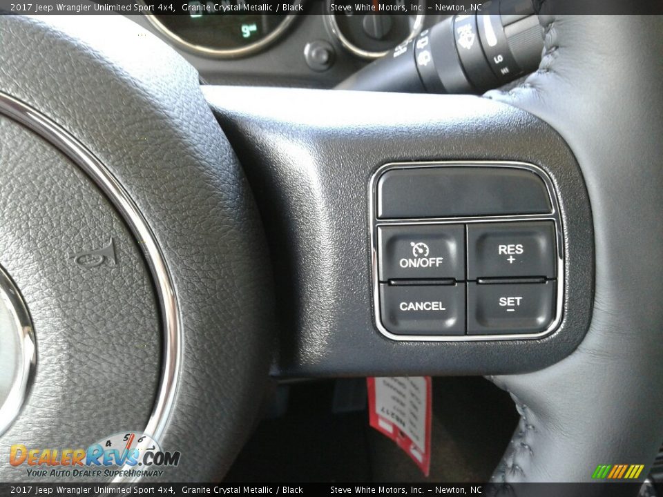 2017 Jeep Wrangler Unlimited Sport 4x4 Granite Crystal Metallic / Black Photo #18
