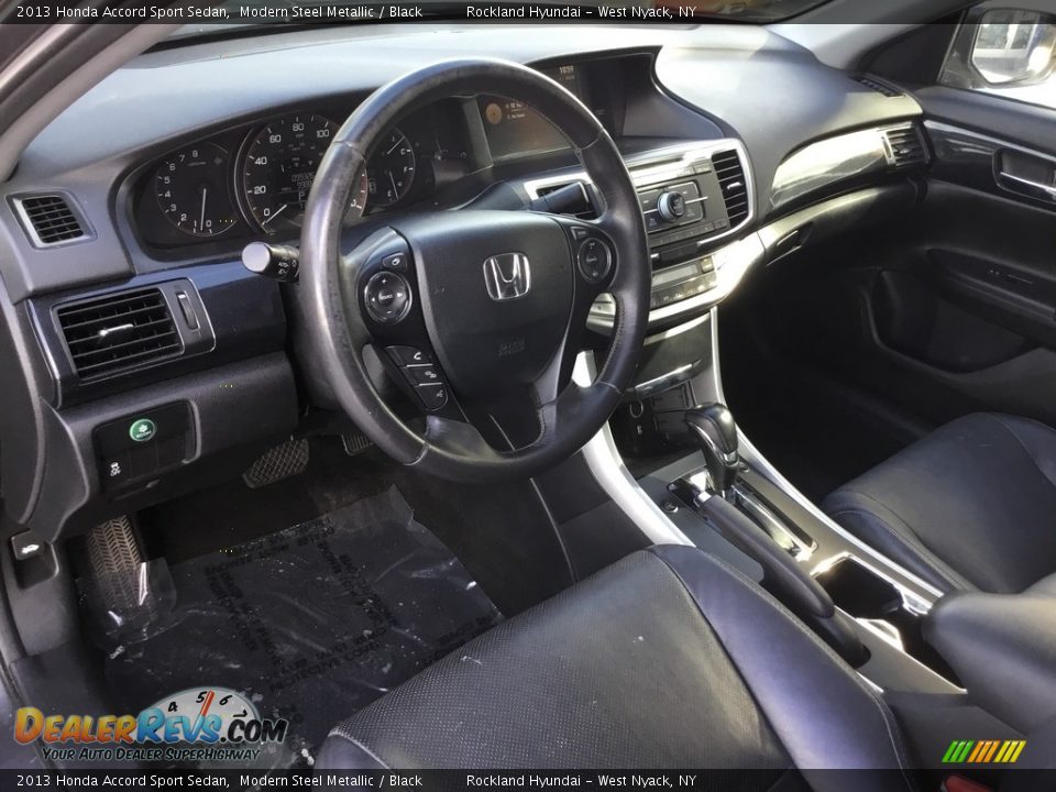 2013 Honda Accord Sport Sedan Modern Steel Metallic / Black Photo #9
