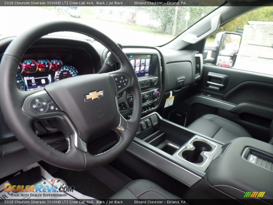 Front Seat of 2018 Chevrolet Silverado 3500HD LTZ Crew Cab 4x4 Photo #20