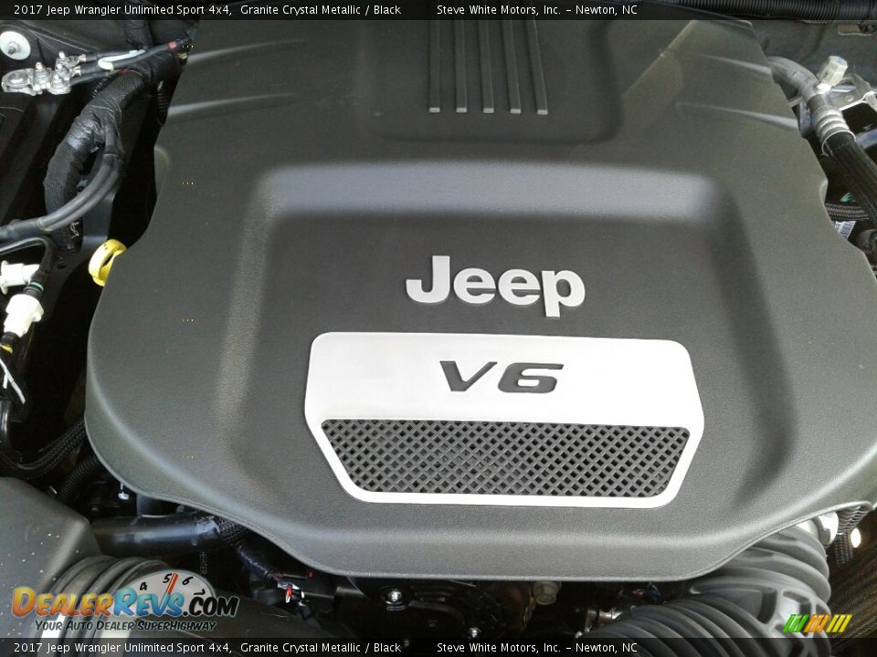 2017 Jeep Wrangler Unlimited Sport 4x4 Granite Crystal Metallic / Black Photo #27
