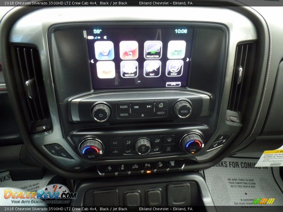 2018 Chevrolet Silverado 3500HD LTZ Crew Cab 4x4 Black / Jet Black Photo #29