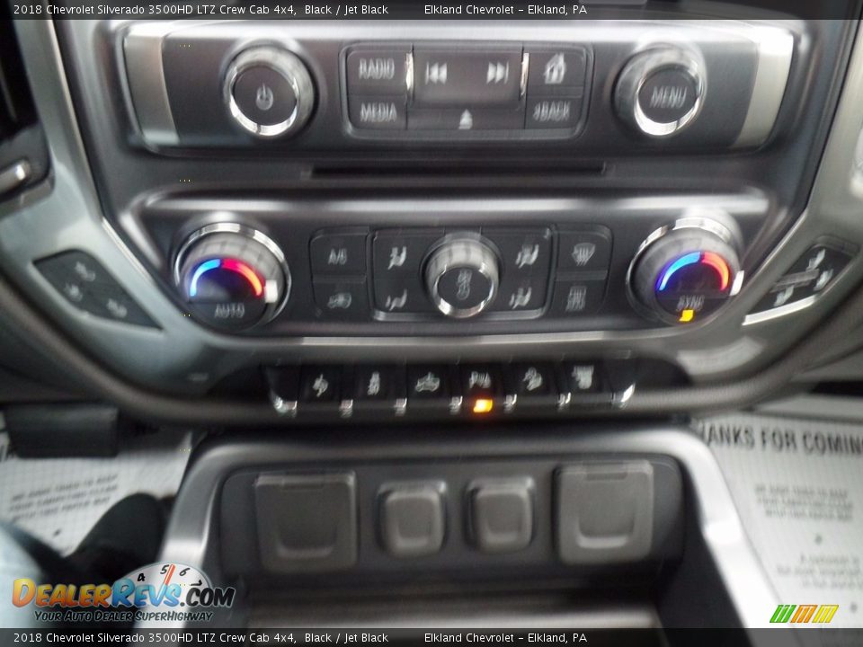 2018 Chevrolet Silverado 3500HD LTZ Crew Cab 4x4 Black / Jet Black Photo #36