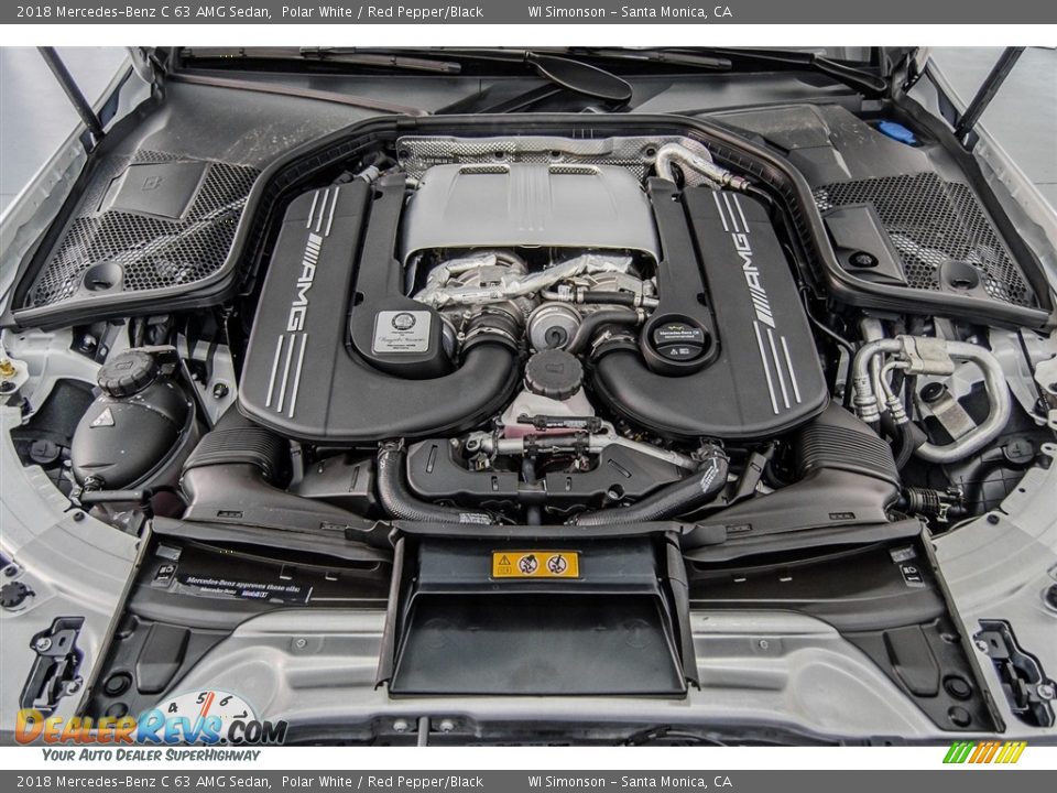2018 Mercedes-Benz C 63 AMG Sedan 4.0 Liter AMG biturbo DOHC 32-Valve VVT V8 Engine Photo #8