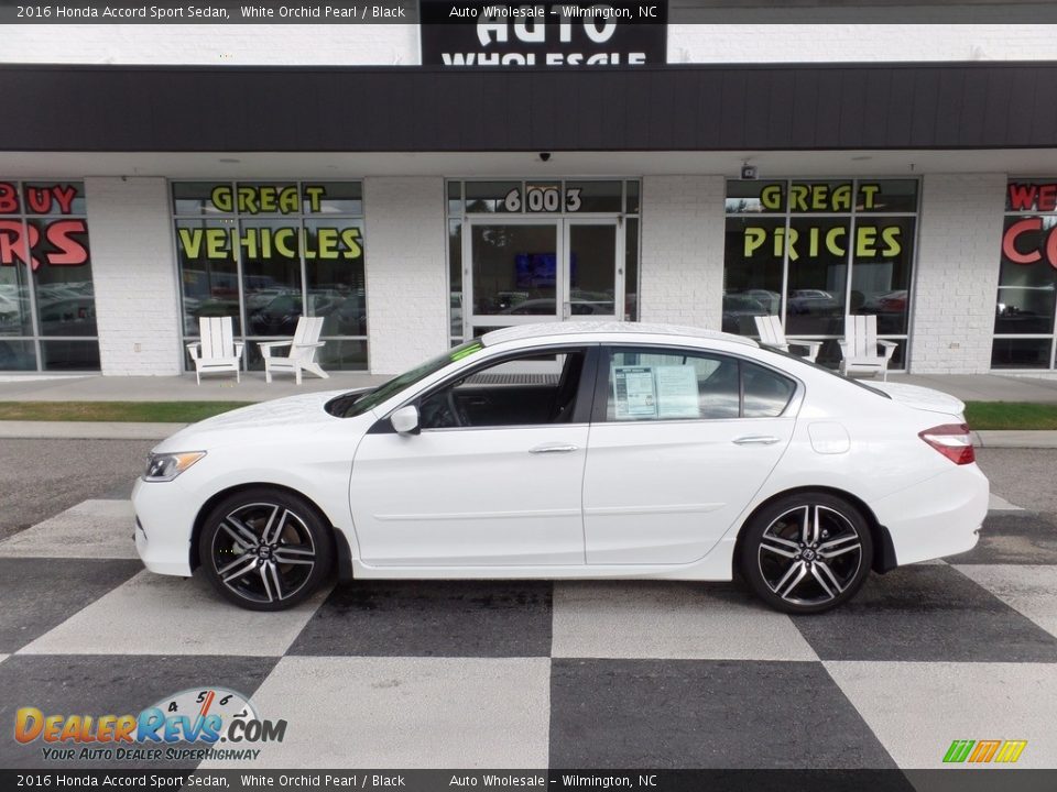 2016 Honda Accord Sport Sedan White Orchid Pearl / Black Photo #1