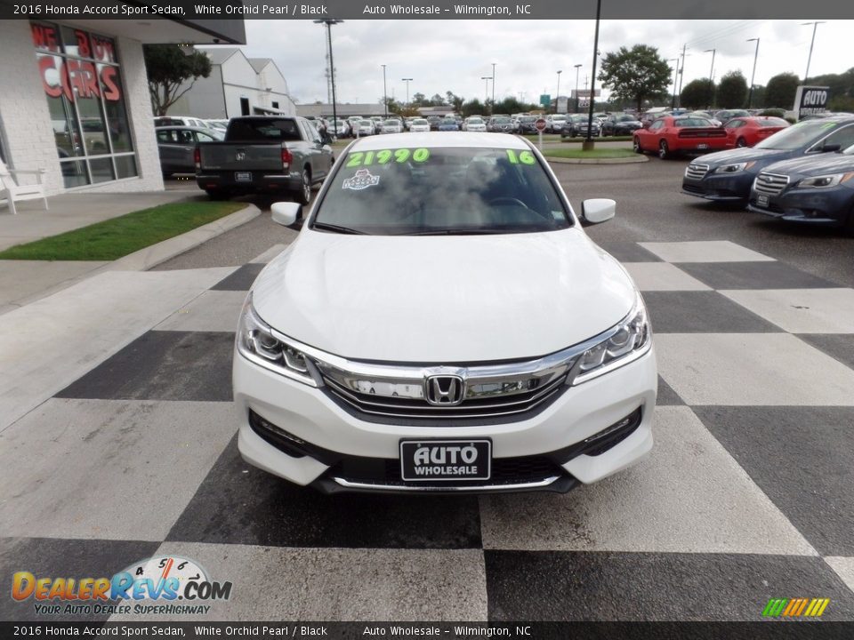 2016 Honda Accord Sport Sedan White Orchid Pearl / Black Photo #2