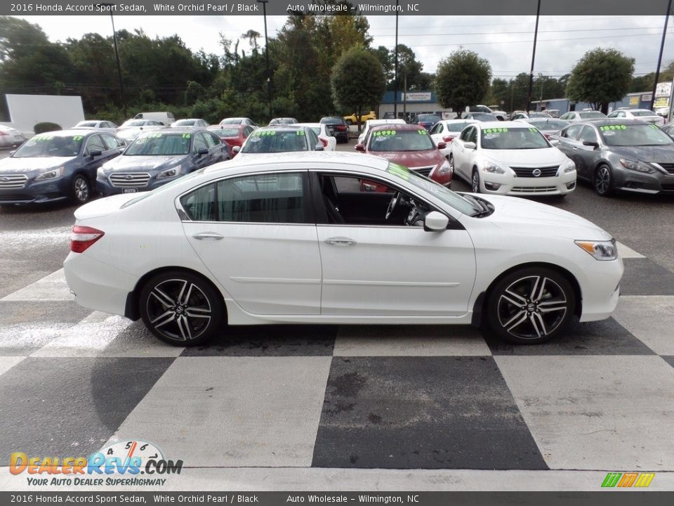 2016 Honda Accord Sport Sedan White Orchid Pearl / Black Photo #3