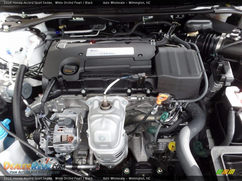 2016 Honda Accord Sport Sedan White Orchid Pearl / Black Photo #6