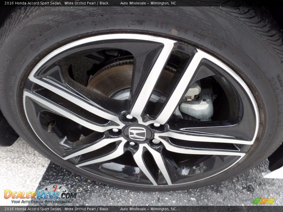 2016 Honda Accord Sport Sedan White Orchid Pearl / Black Photo #7