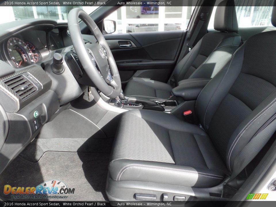 2016 Honda Accord Sport Sedan White Orchid Pearl / Black Photo #11