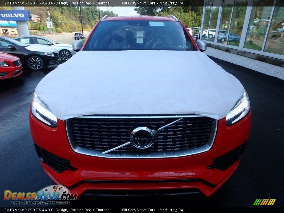 2018 Volvo XC90 T6 AWD R-Design Passion Red / Charcoal Photo #6