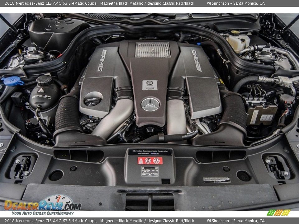 2018 Mercedes-Benz CLS AMG 63 S 4Matic Coupe 5.5 Liter AMG biturbo DOHC 32-Valve VVT V8 Engine Photo #8